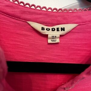 Boden Fuchsia Pink Blouse